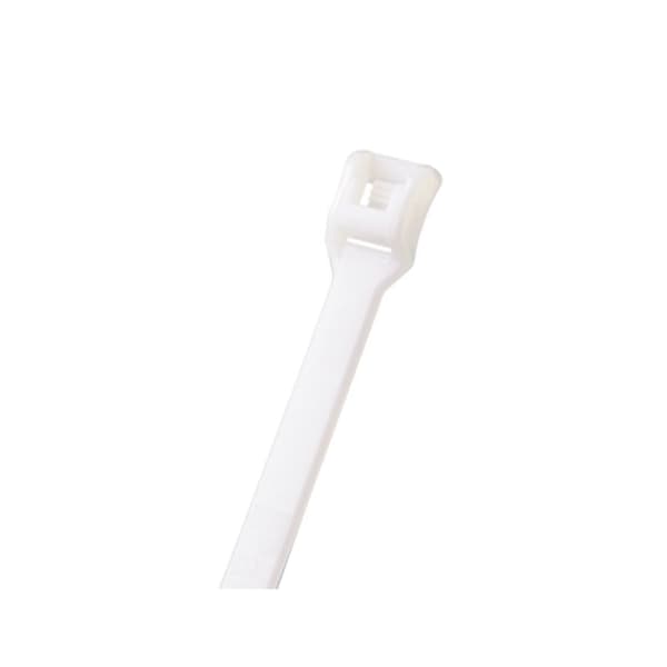 Panduit Cable Tie, 8-1/2 in L, 1.88 in Max Bundle Dia., Natural, Nylon 6/6, 50 lb Strength, 100 PK ILT2S-C - main